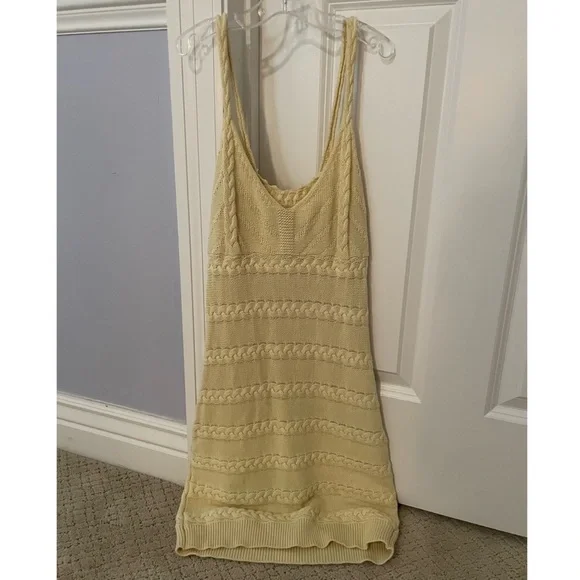 Seven Wonders Dresses | Light Yellow Crochet Mini Dress | Color: Yellow | Size: Xs | Ashleygfh21'S Closet
